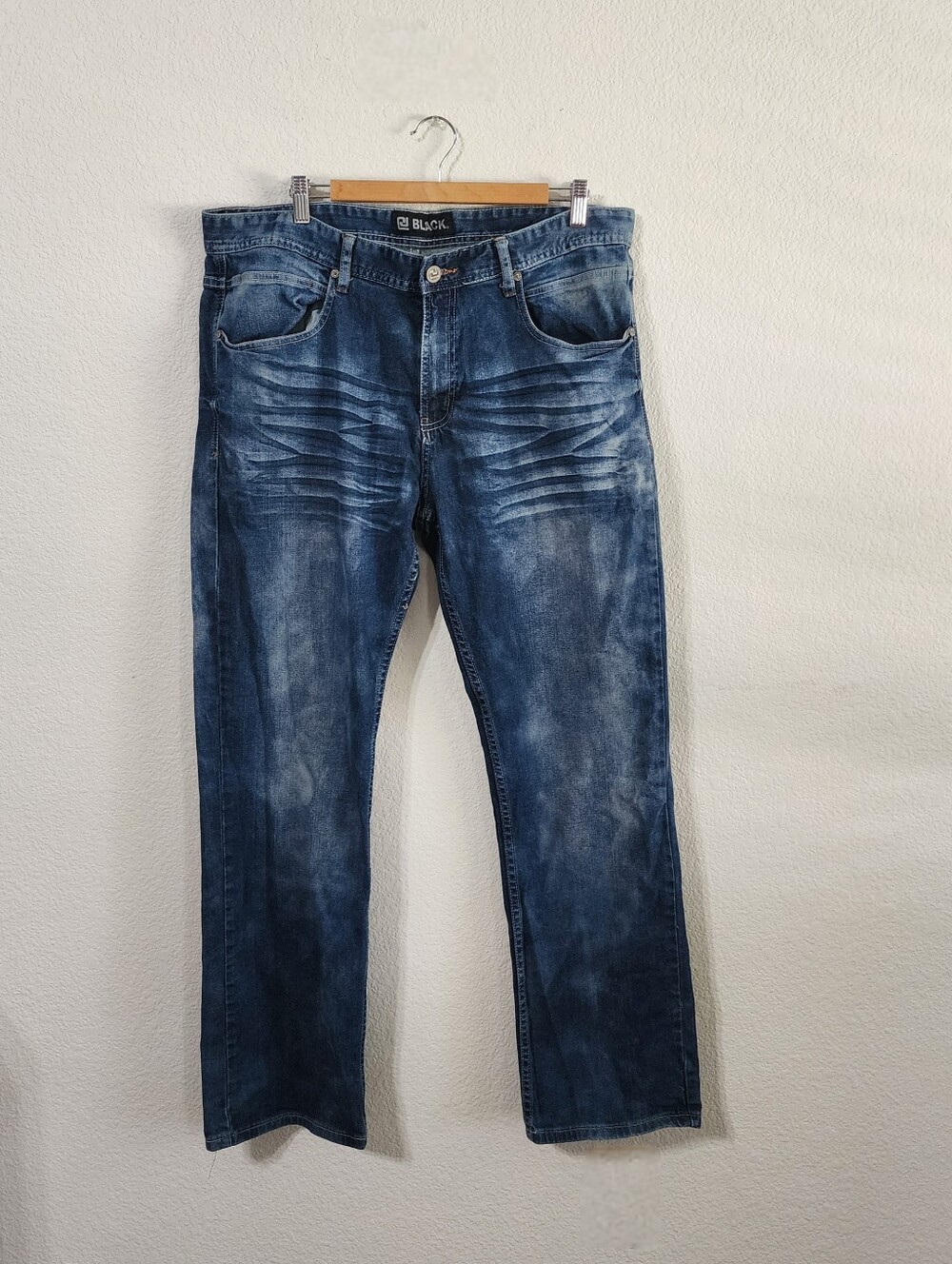 CJ Black Men's 36x32 Bootcut  Dark Wash Jeans